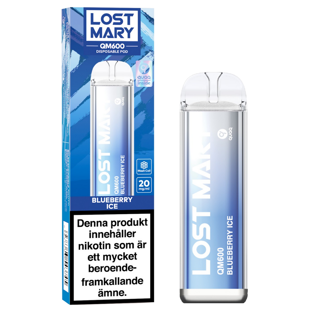 Lost Mary Blueberry Ice 20mg E-cigg Tobax
