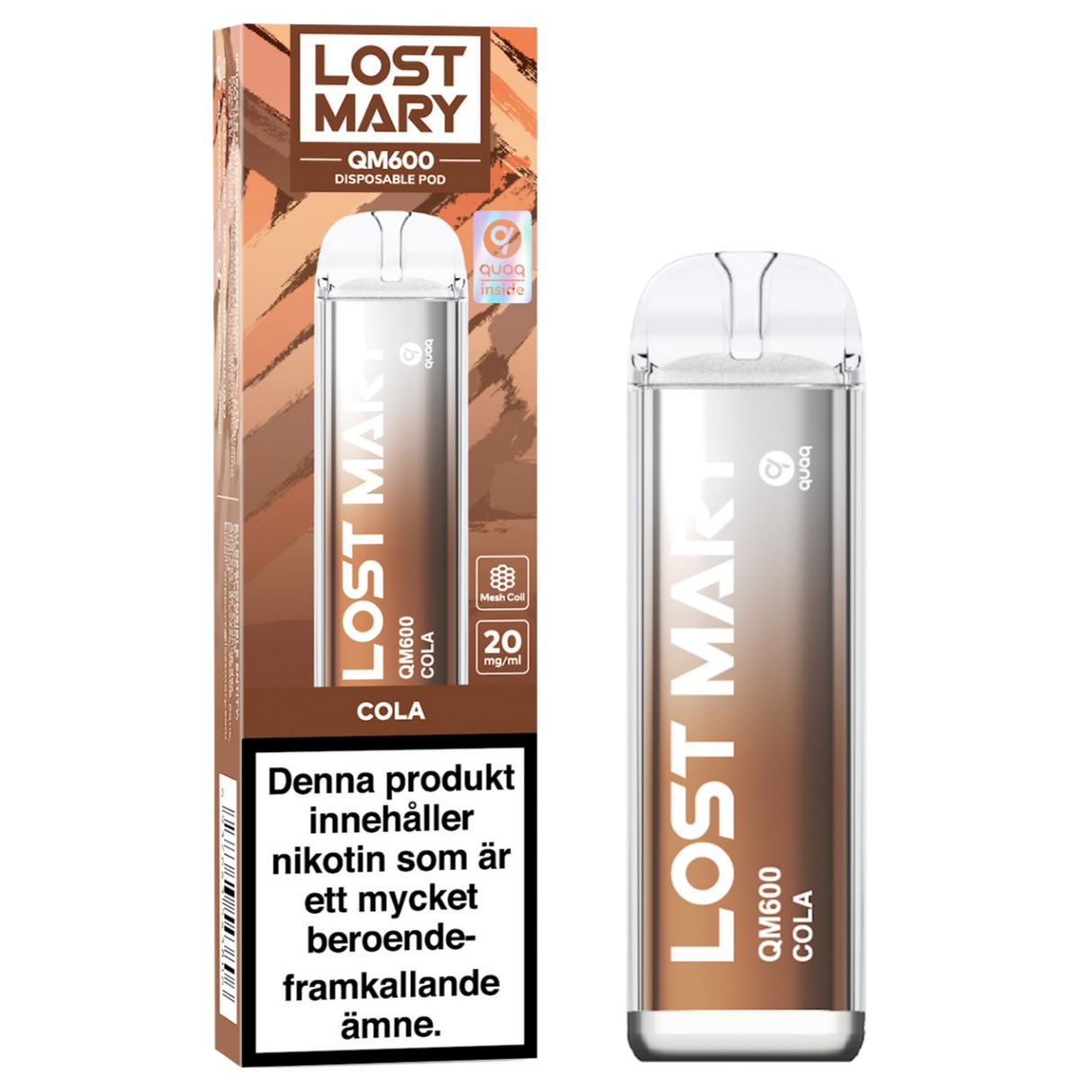Lost Mary Cola 20mg E-cigg Tobax