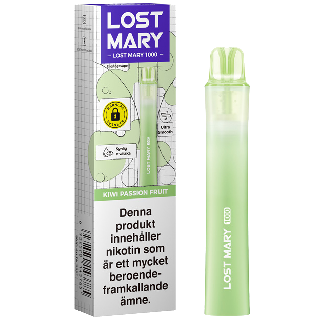 Lost Mary LM1000 Kiwi Passion Fruit 20mg