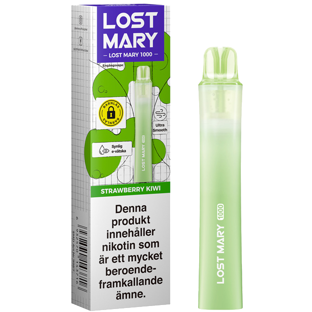Lost Mary LM1000 Strawberry Kiwi 20mg
