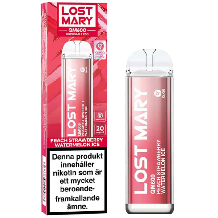 Lost Mary Peach Strawberry Watermelon Ice e-cigg Tobax