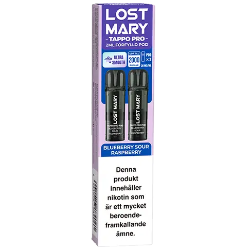 Lost Mary TAPPO PRO Pod x2 Blueberry Sour Raspberry