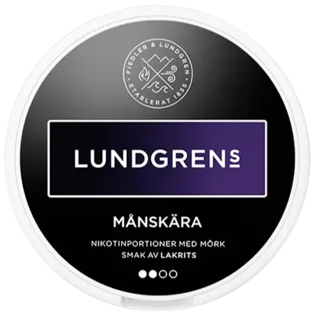 Lundgrens Månskära All White-Nikotinposer-Tobax