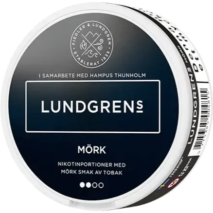 Lundgrens Mörk All White-Nikotinposer-Tobax