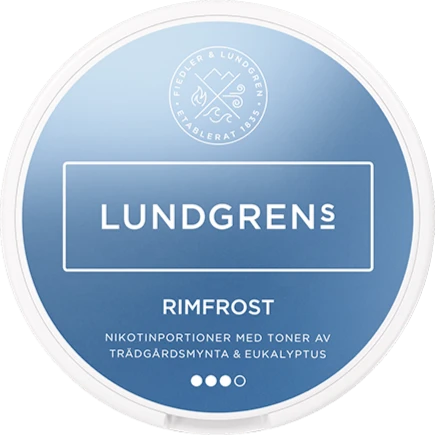 Lundgrens Rimfrost All White-Nikotinposer-Tobax