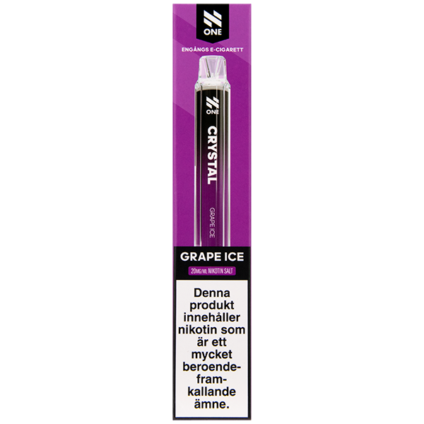 N One Crystal Grape Ice E-cigg Tobax