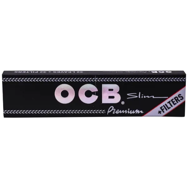 OCB Svart Med Filter-Tobax
