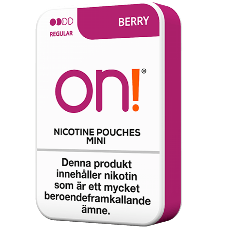 On! Berry 3mg-Nikotinposer-Tobax