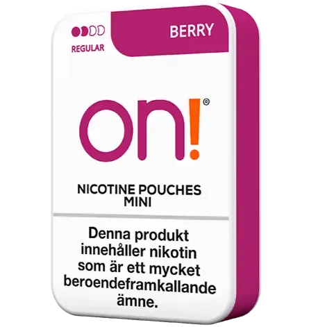 On! Berry 3mg-Nikotinposer-Tobax