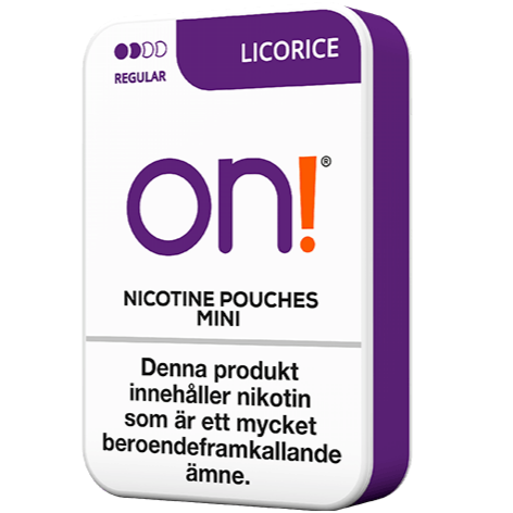 On! Licorice 3mg - Bundle Tobax