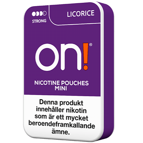 On! Licorice 6mg Tobax