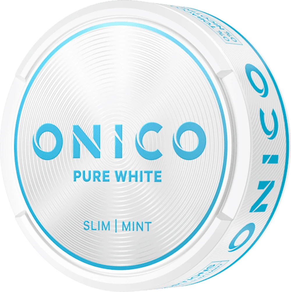 Onico Pure White Slim-Nikotinfritt Snus-Tobax