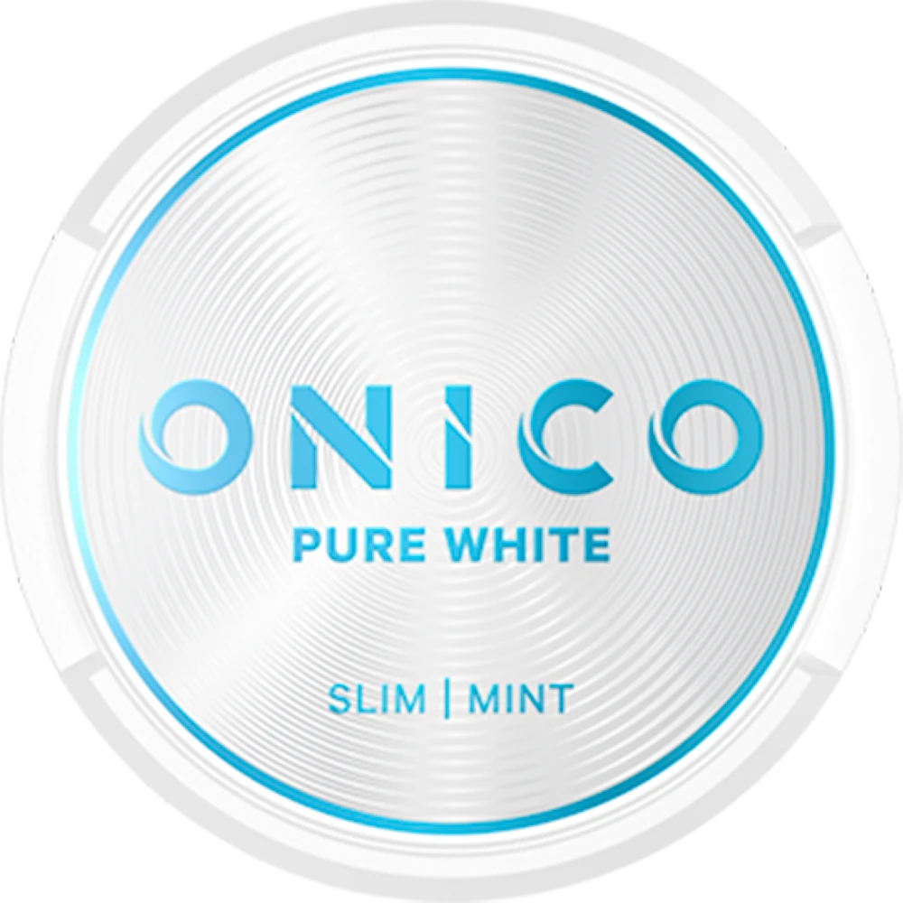Onico Pure White Slim-Nikotinfritt Snus-Tobax