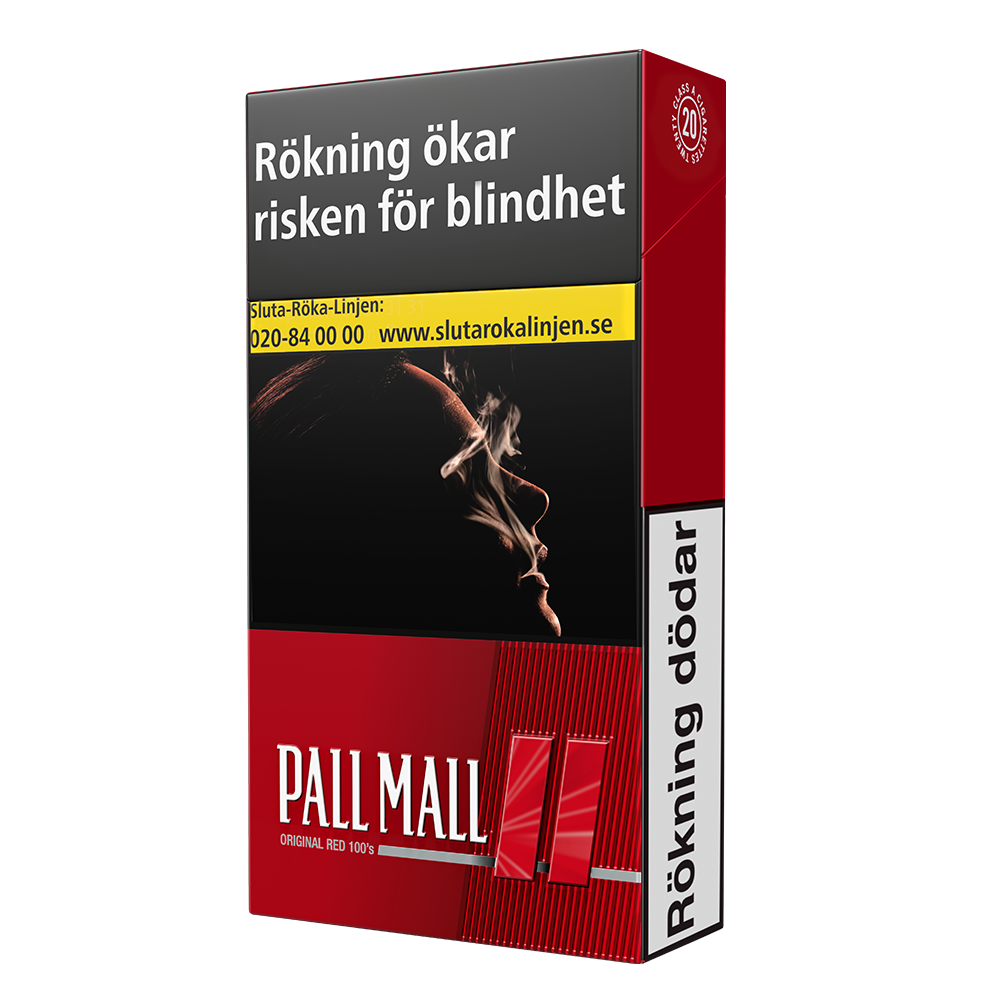 Pall Mall Original Red 100s-Cigaretter-Tobax