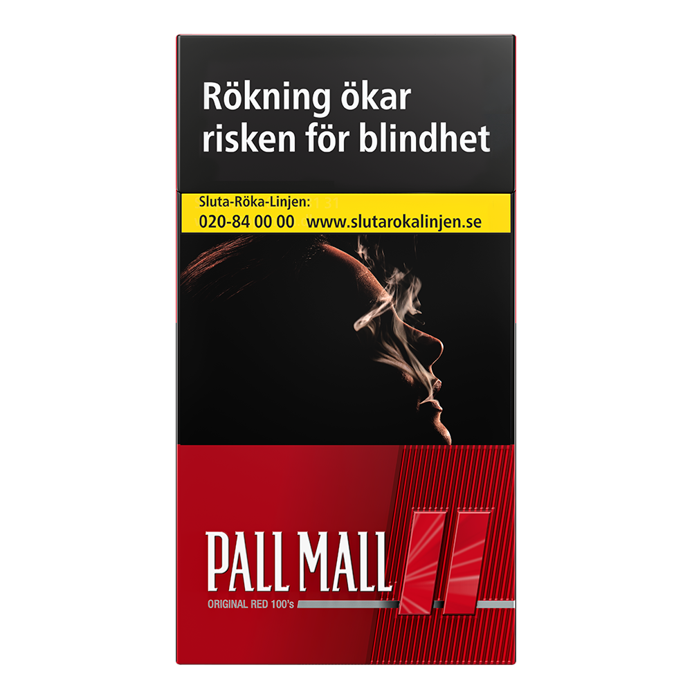 Pall Mall Original Red 100s-Cigaretter-Tobax