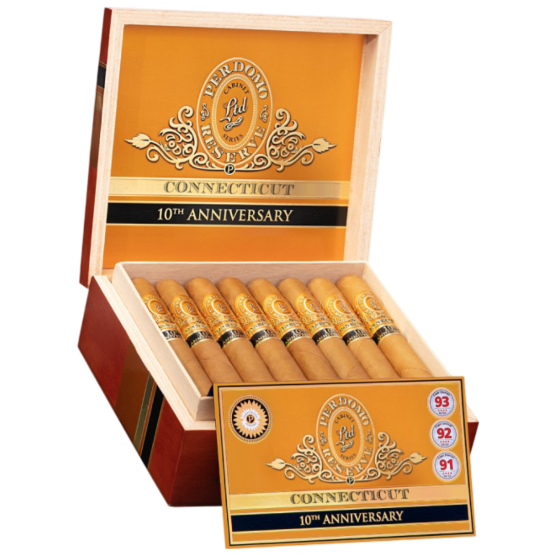 Perdomo 10th Year Anniversary Connecticut Robusto-Cigarr-Tobax