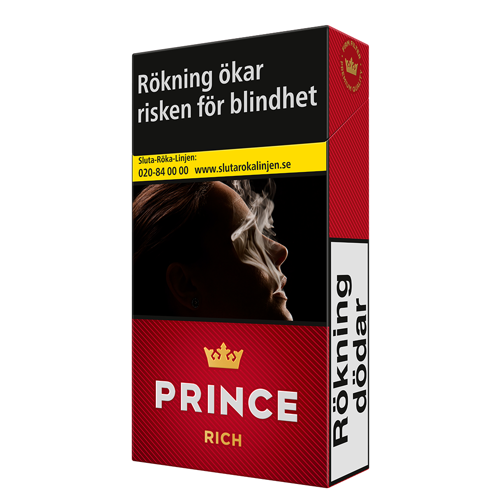 Prince Rich 100s-Cigaretter-Tobax