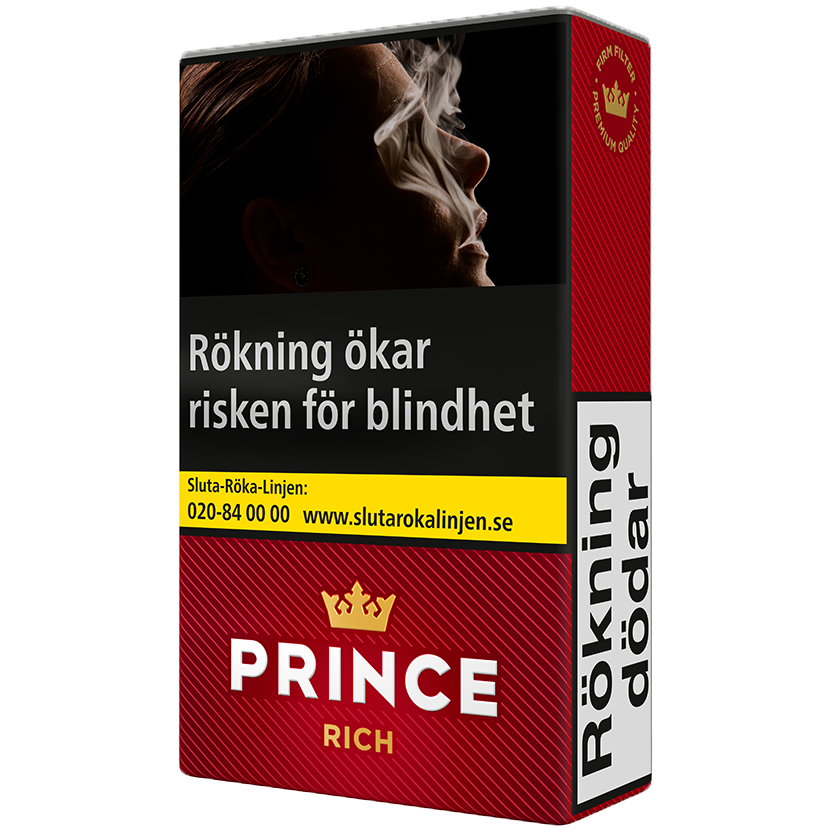 Prince Rich Softpack-Cigaretter-Tobax