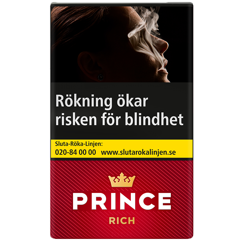 Prince Rich Softpack-Cigaretter-Tobax