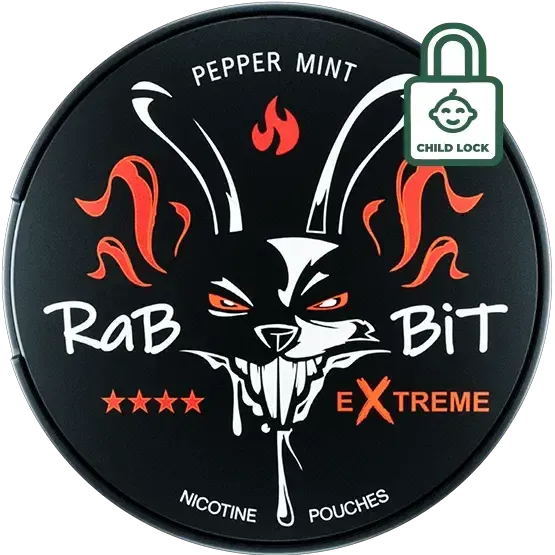 Rabbit Pepper Mint-Nikotinposer-Tobax