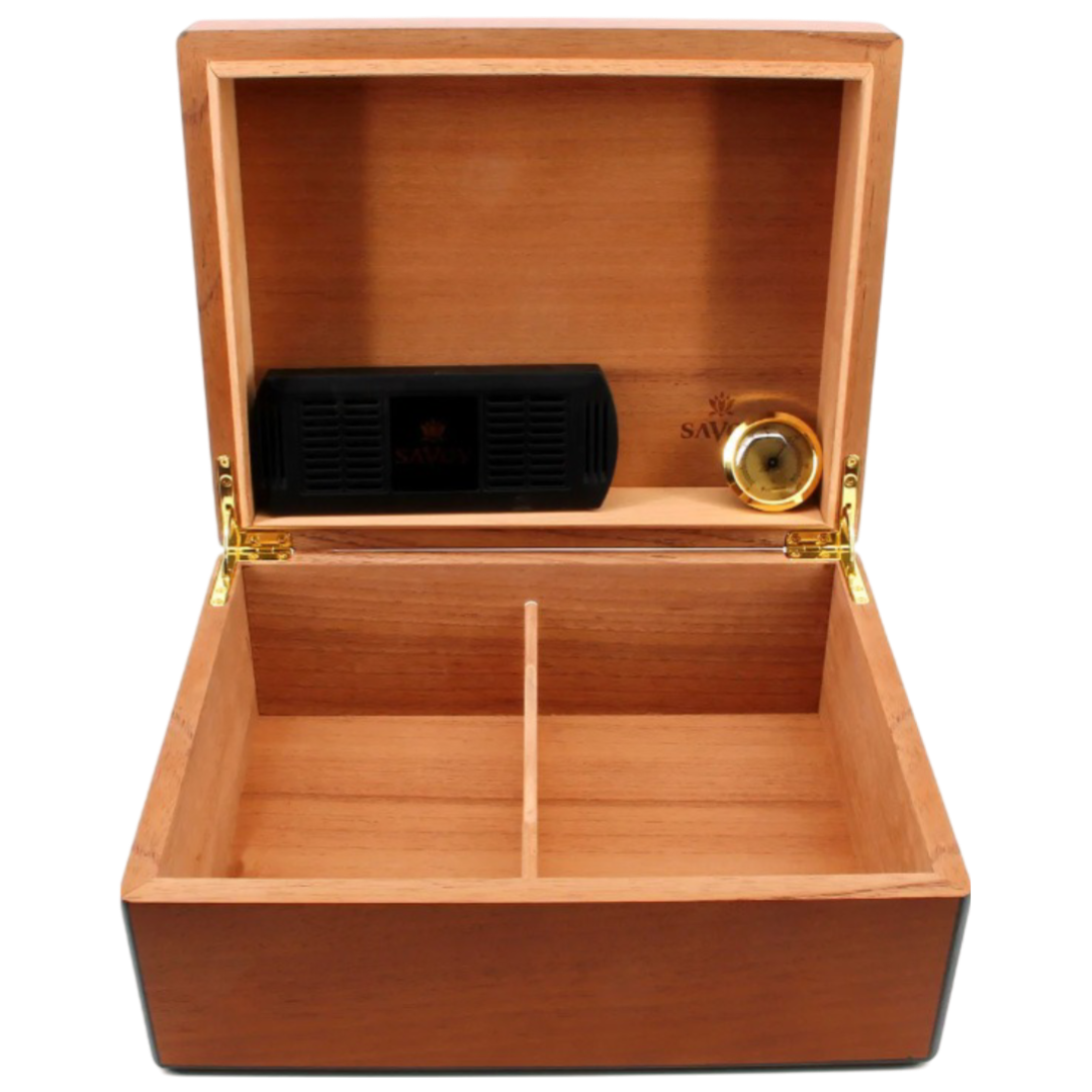 Savoy Humidor Pearwood Medium Cigarr Tobax