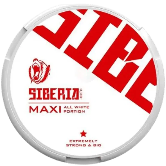 Siberia Maxi All White Portion-Nikotinposer-Tobax