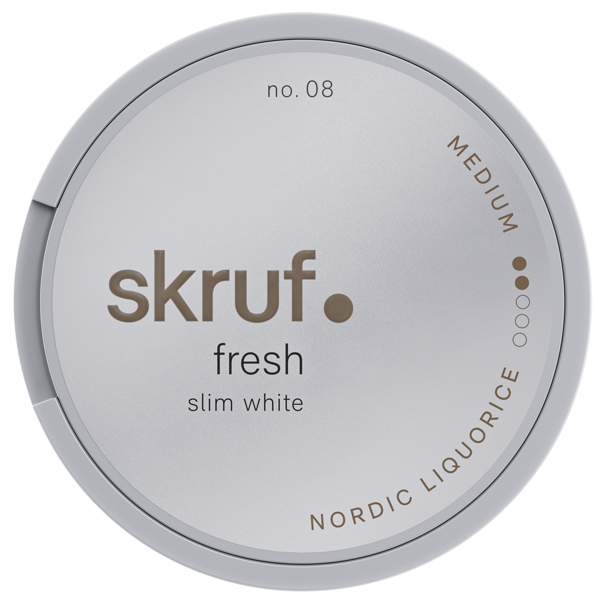 Skruf No.08 Slim Nordic White-Tobax