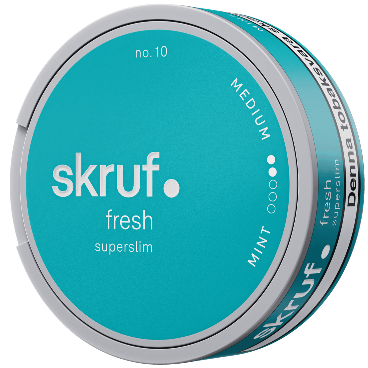 Skruf No.10 Superslim Fresh White-Tobax