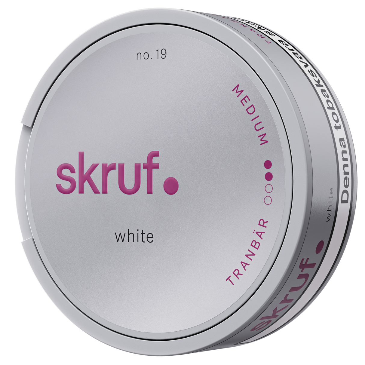 Skruf No.19 Tranbär White-Tobax