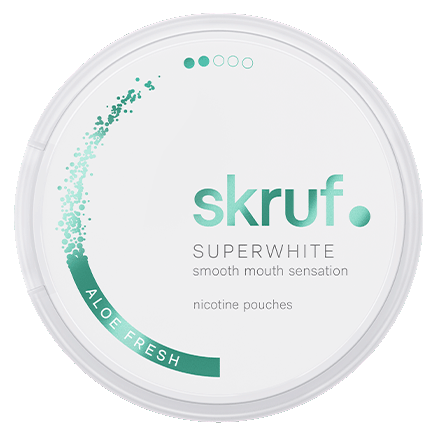 Skruf Superwhite Aloe Fresh-Nikotinposer-Tobax