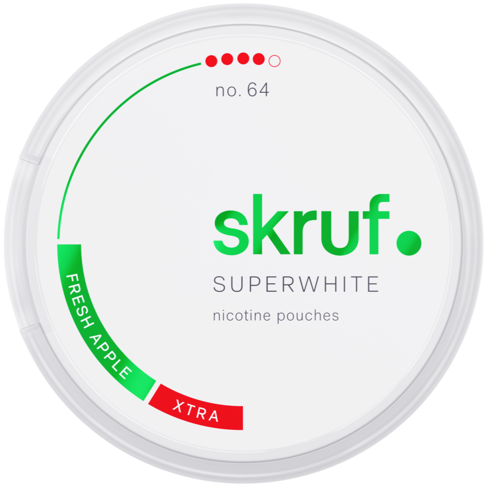 Skruf Superwhite Fresh Apple-Nikotinposer-Tobax