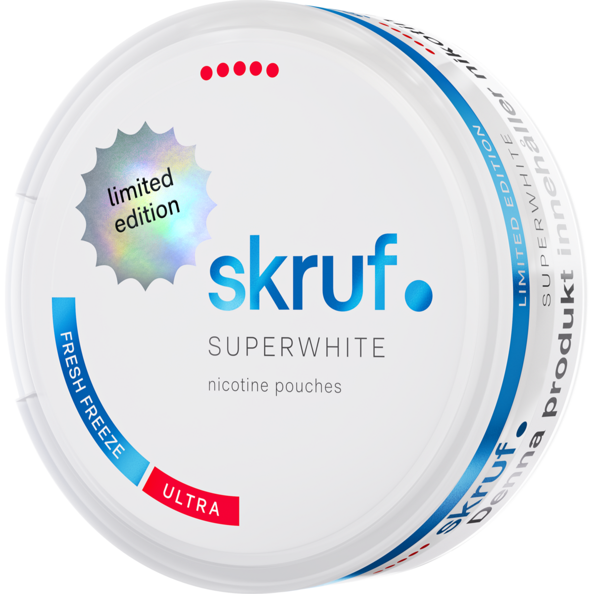 Skruf Superwhite Fresh Freeze-Nikotinposer-Tobax