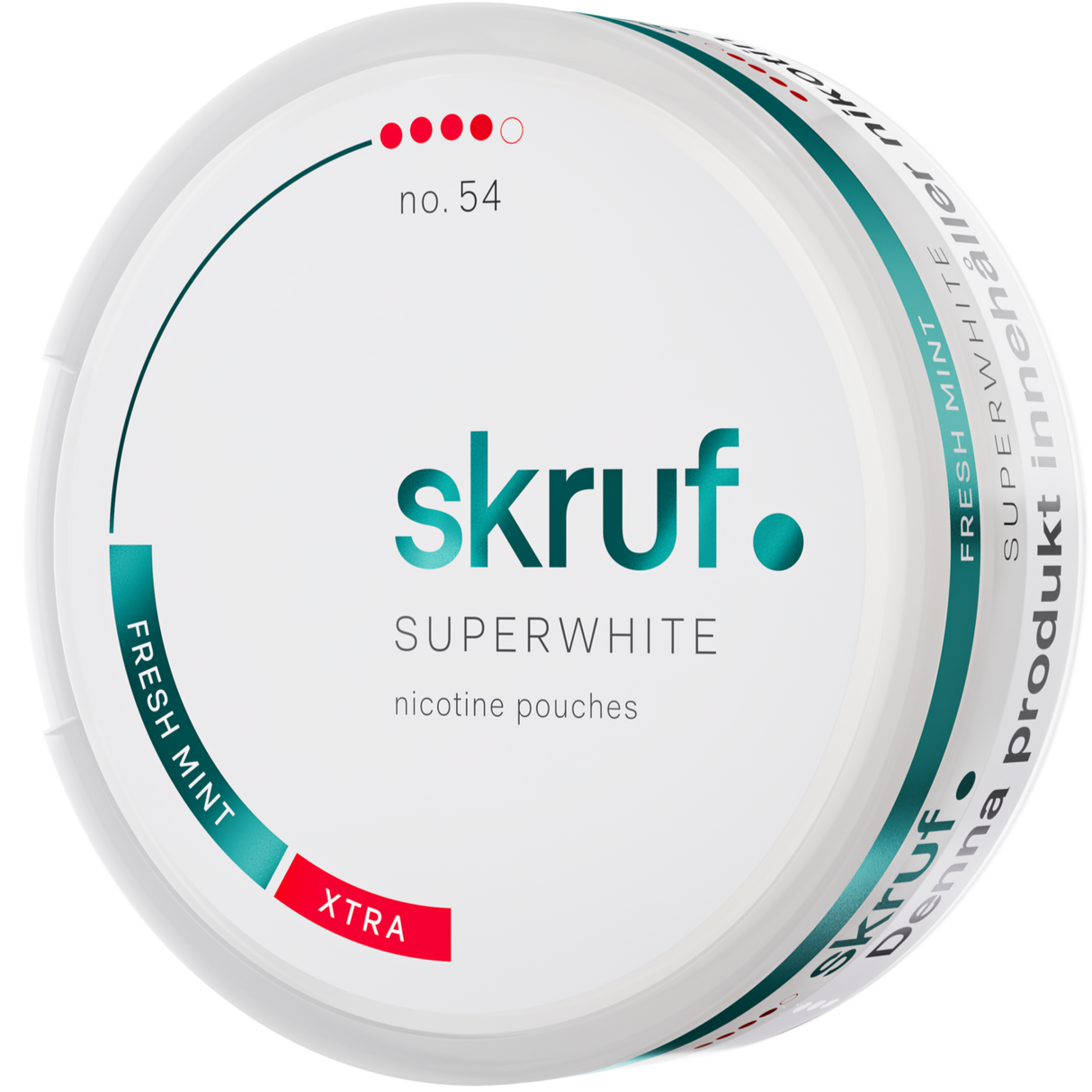 Skruf Superwhite Fresh No.54-Nikotinposer-Tobax