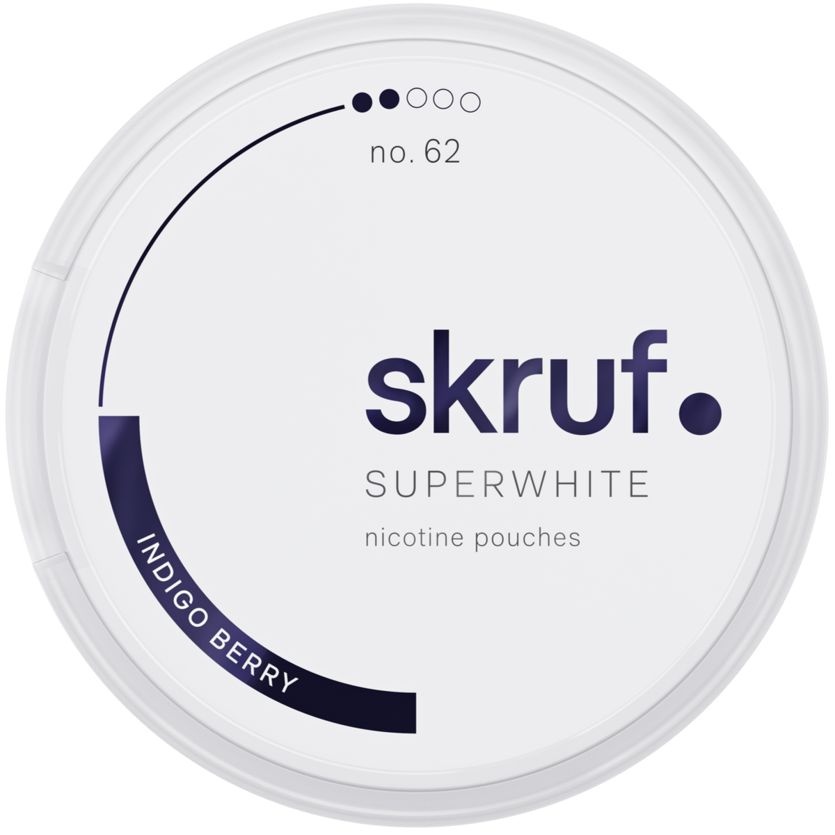 Skruf Superwhite Indigo No.62-Nikotinposer-Tobax