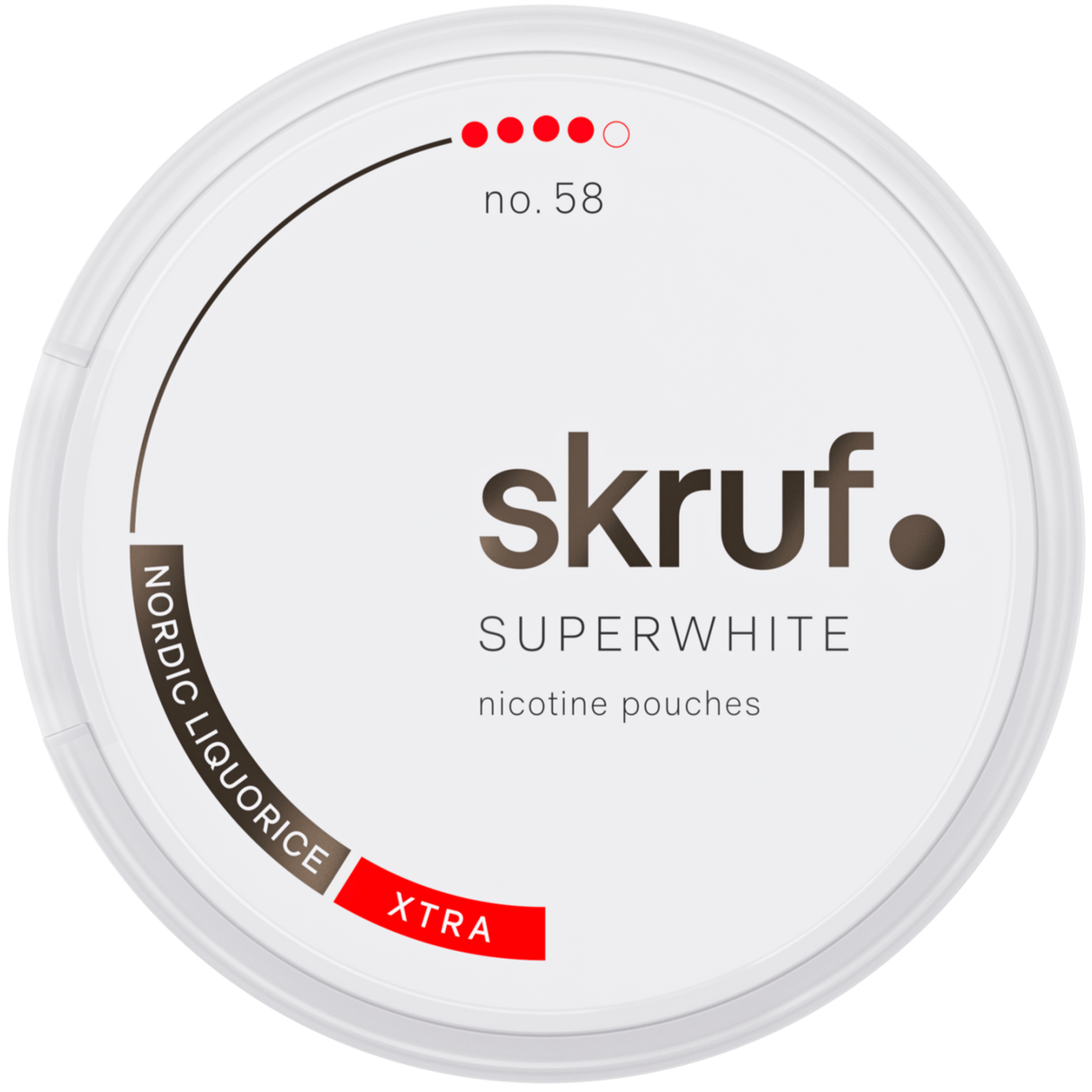 Skruf Superwhite Nordic No.58-Nikotinposer-Tobax