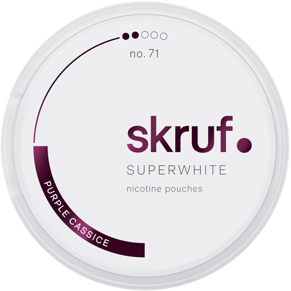 Skruf Superwhite Purple Cassice No.71-Nikotinposer-Tobax