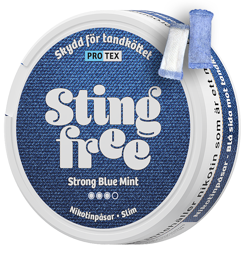 Stingfree Strong Blue Mint-Nikotinposer-Tobax