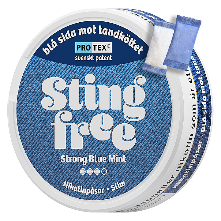 Stingfree Strong Blue Mint Side