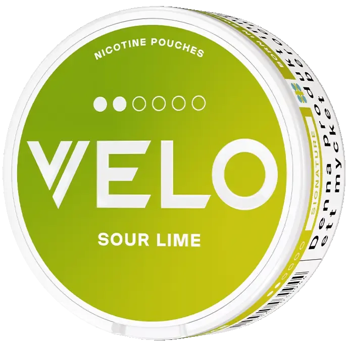 Velo Sour Lime Slim Side