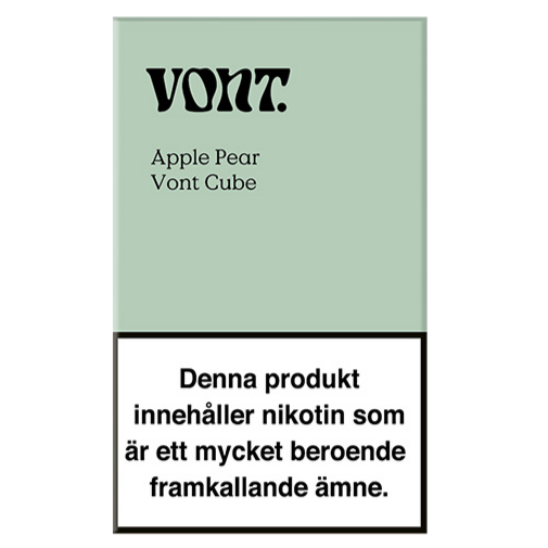 Vont Cube Apple Pear 20mg - Bundle E-cigg Tobax