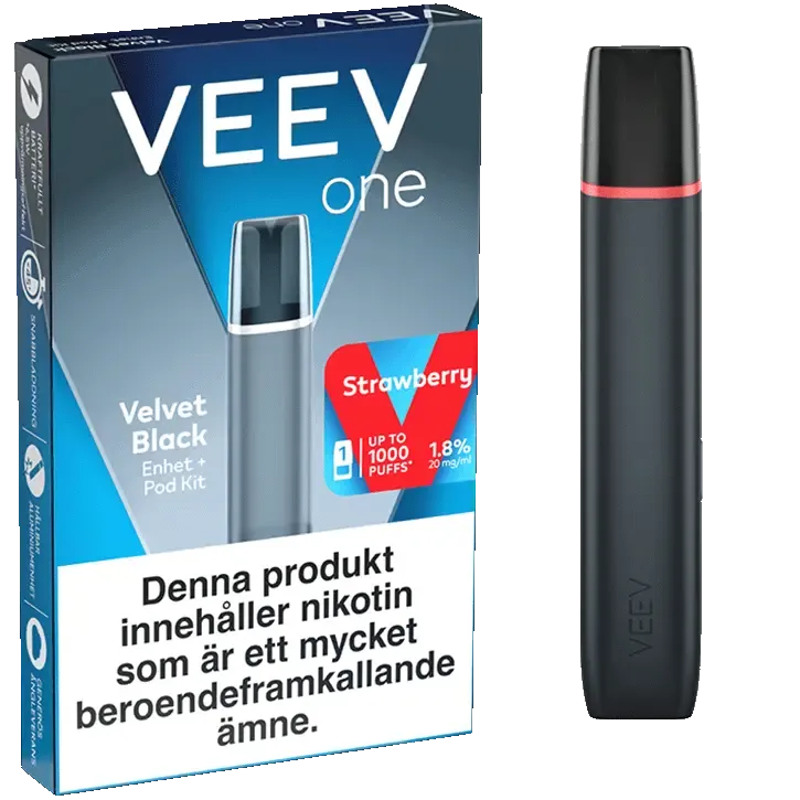 Veev One Black Velvet Device Pod Strawberry