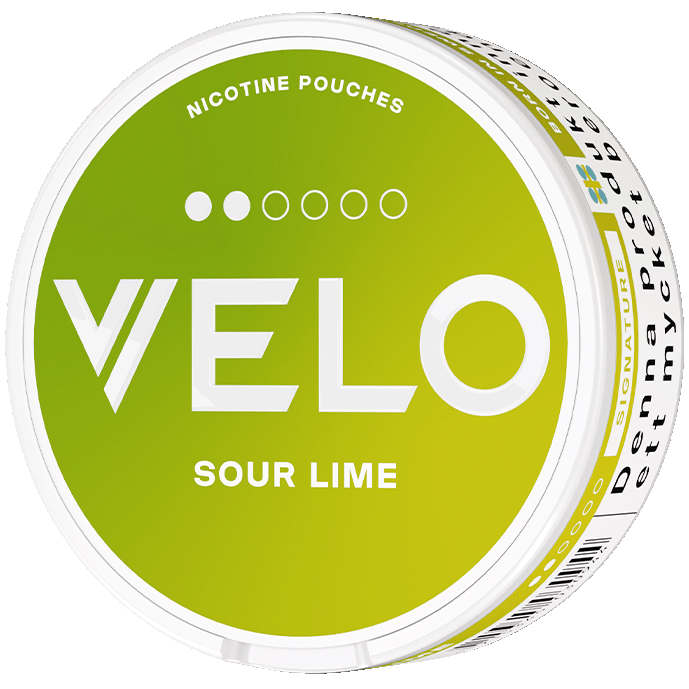 Velo Sour Lime Slim Side