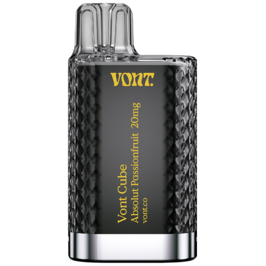 Vont Cube Black Edition Absolut Passionfruit 20mg-E-cigg-Tobax