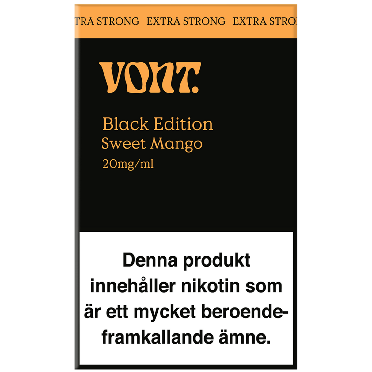 Vont Cube Black Edition Sweet Mango 20mg-E-cigg-Tobax