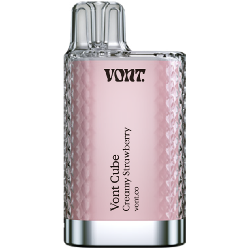 Vont Cube Creamy Strawberry 20mg-e-cigg-Tobax