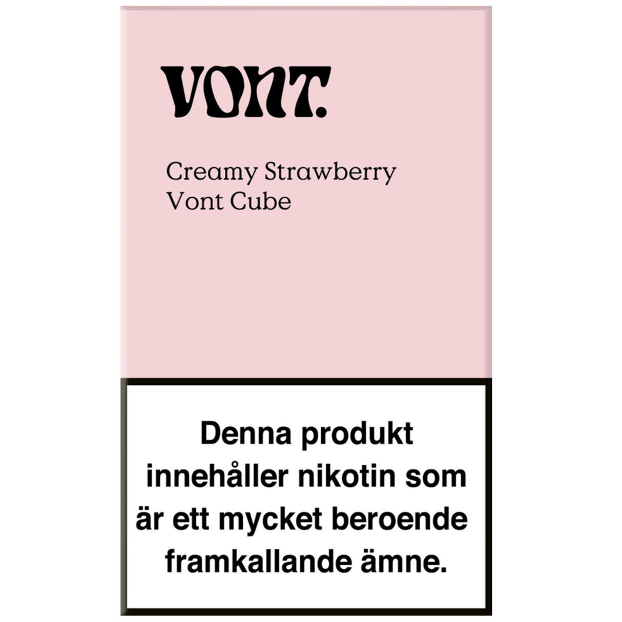 Vont Cube Creamy Strawberry 20mg Tobax