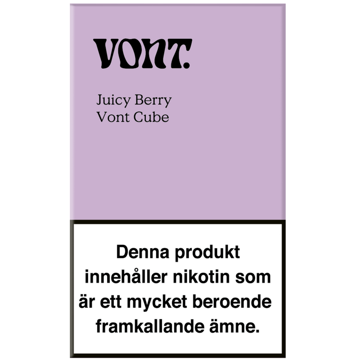 Vont Cube Juicy Berry 20mg Tobax