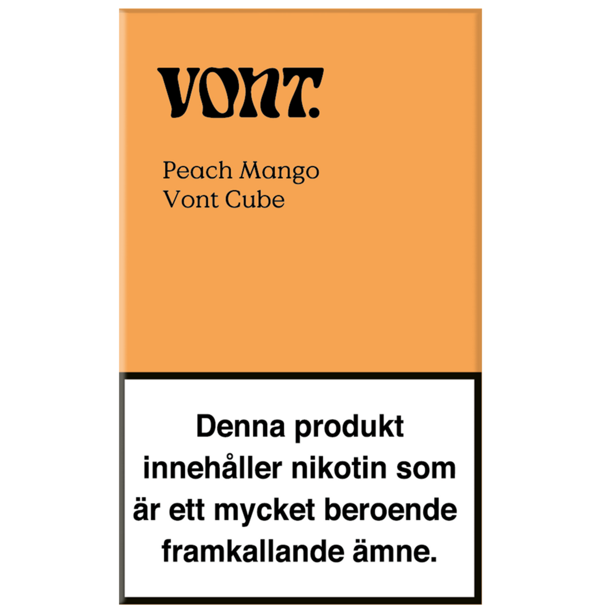 Vont Cube Peach Mango 20mg Tobax