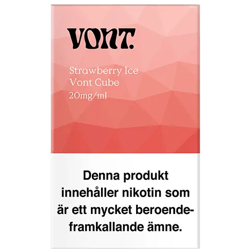 Vont Cube Strawberry Ice 20mg Box