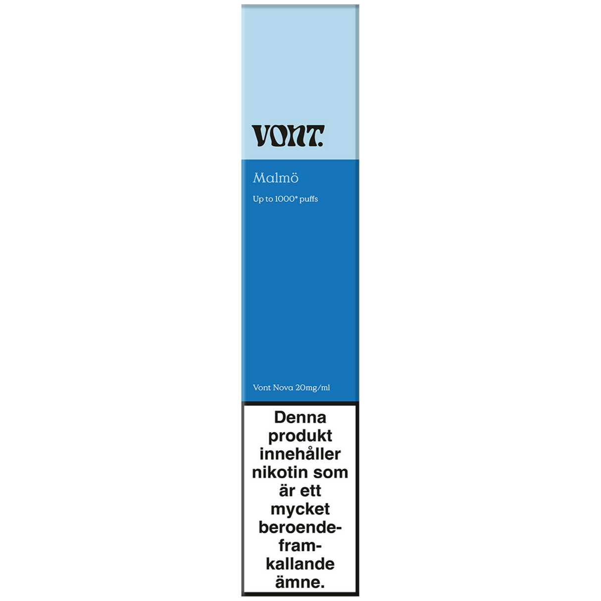 Vont Nova Malmö 20mg - Bundle E-cigg Tobax